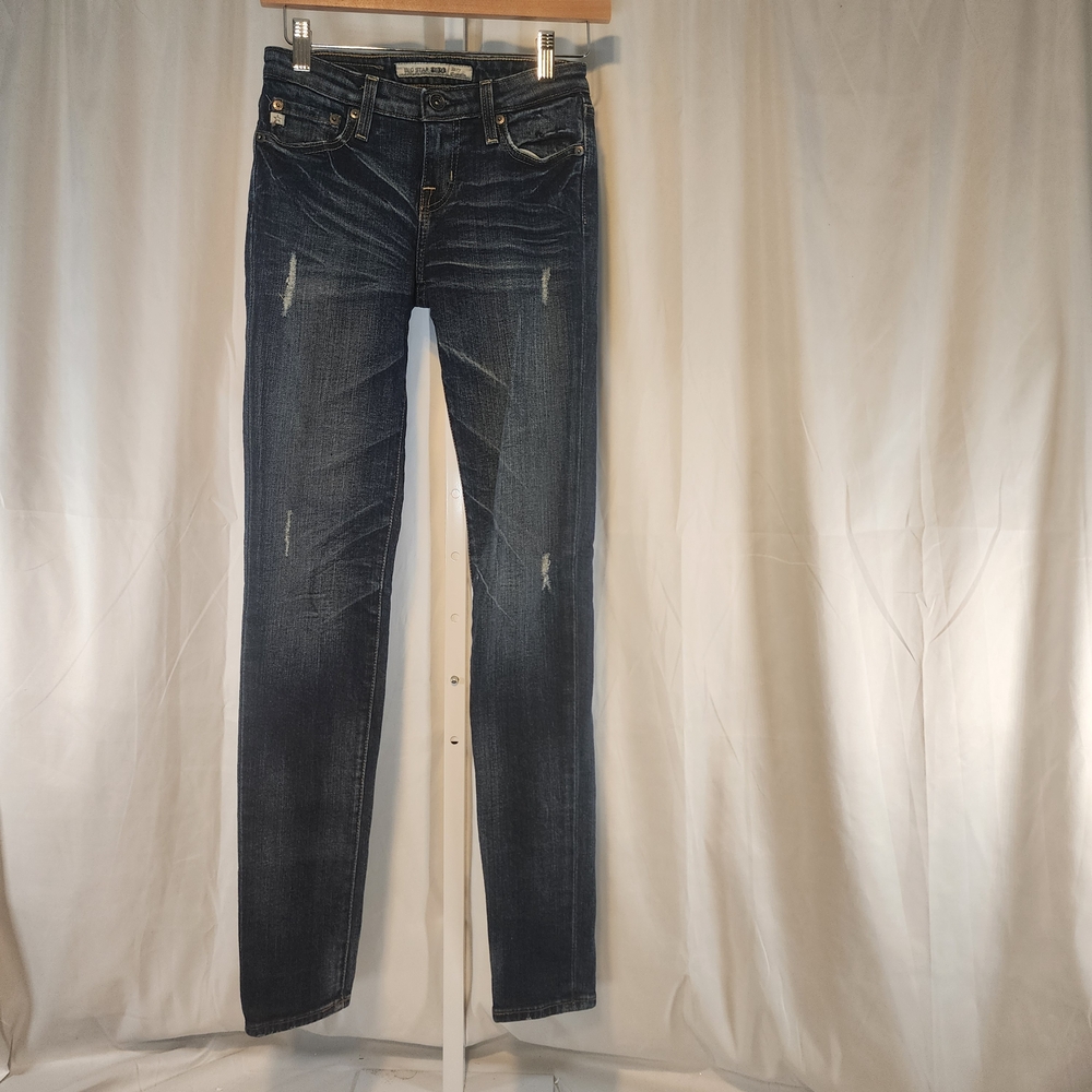 Big Star 1974 Envy Cigarette Jeans- Skinny with Distressing- Size 25